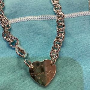 Tiffany & Co. Heart chain necklace